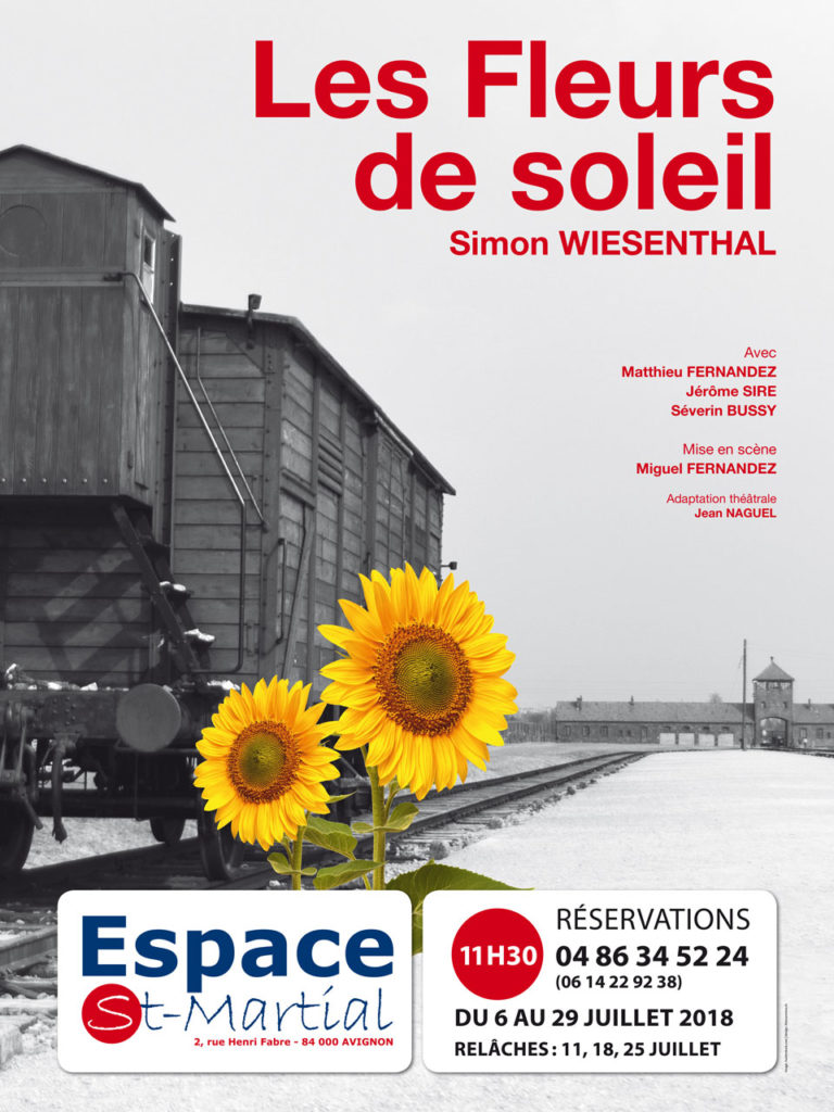 Les Fleurs de soleil - Affiche du spectacle - Espace Saint Martial - Avignon 2018